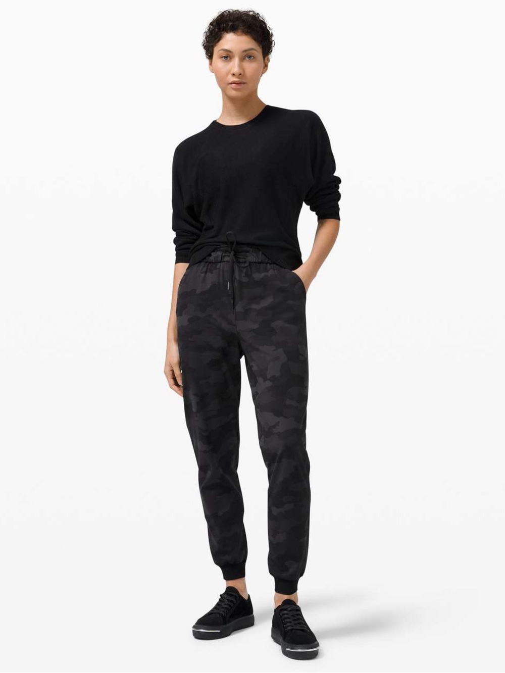 Lululemon Stretch High-Rise Jogger *Full Length Black Charcoal Camo